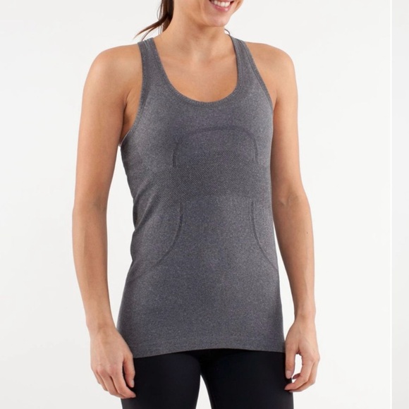 Lululemon Run: Swiftly Racerback Grey Tank Top - Picture 1 of 8